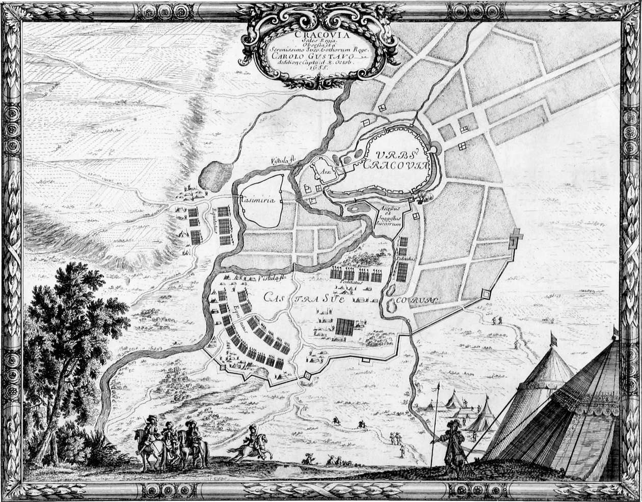 Obležení Krakova (1655) od Erik Dahlbergh