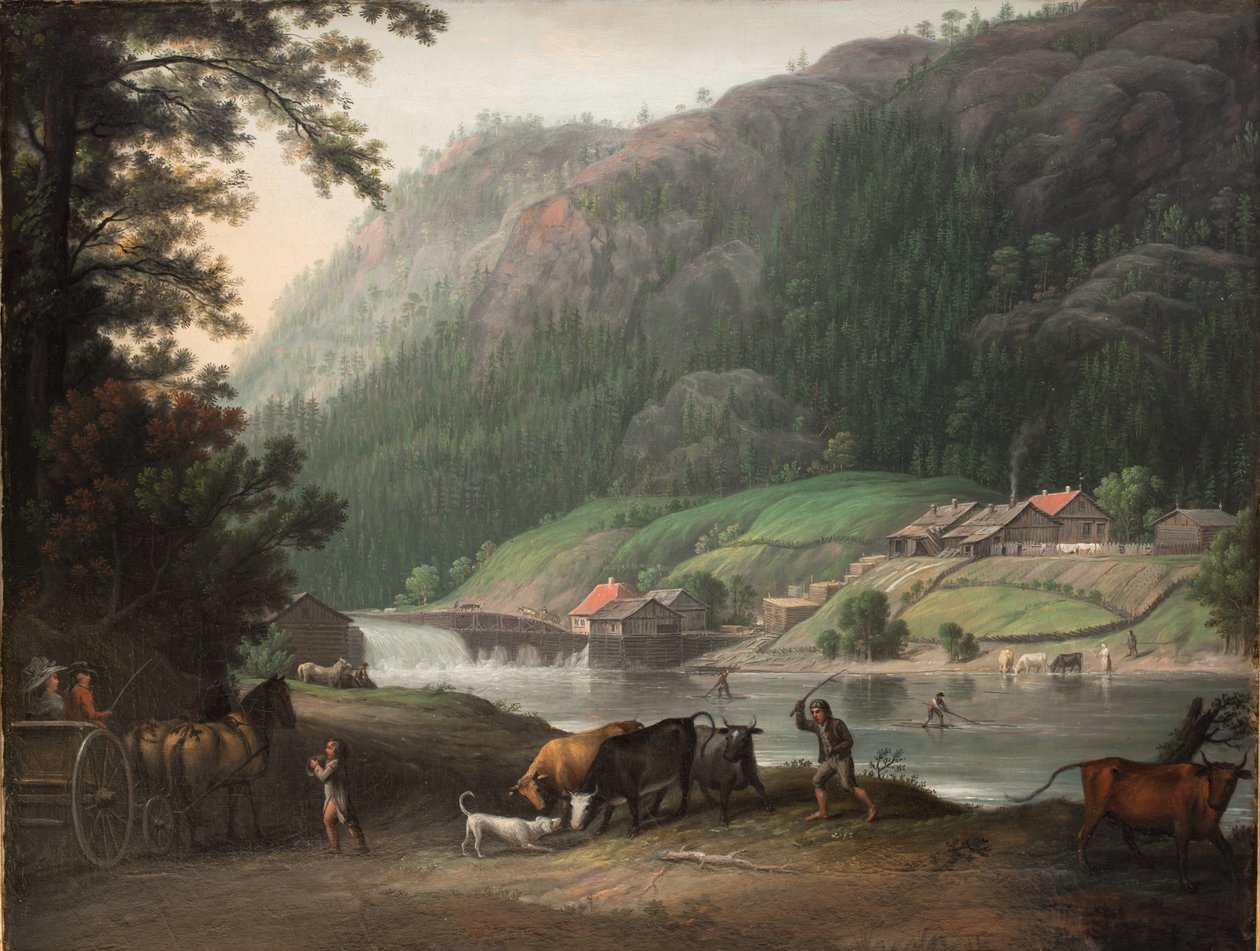 Tistedalen poblíž Frederikshaldu v Norsku od Erik Pauelsen