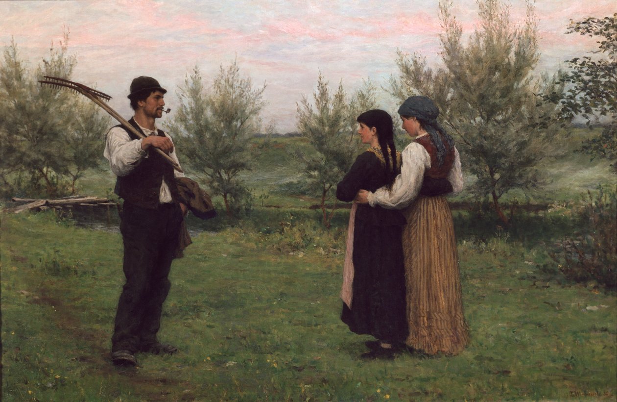 Schůzka od Erik Theodor Werenskiold