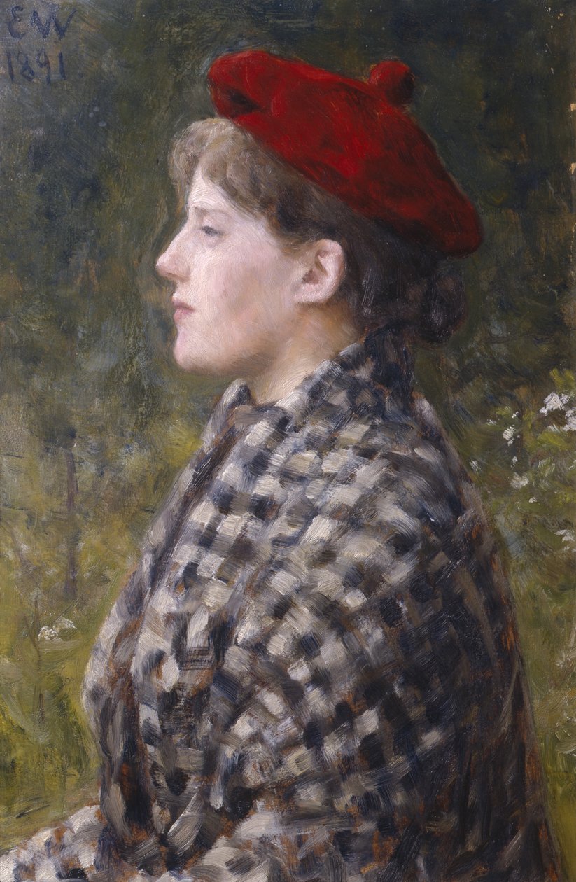 Sophie Werenskioldová od Erik Theodor Werenskiold