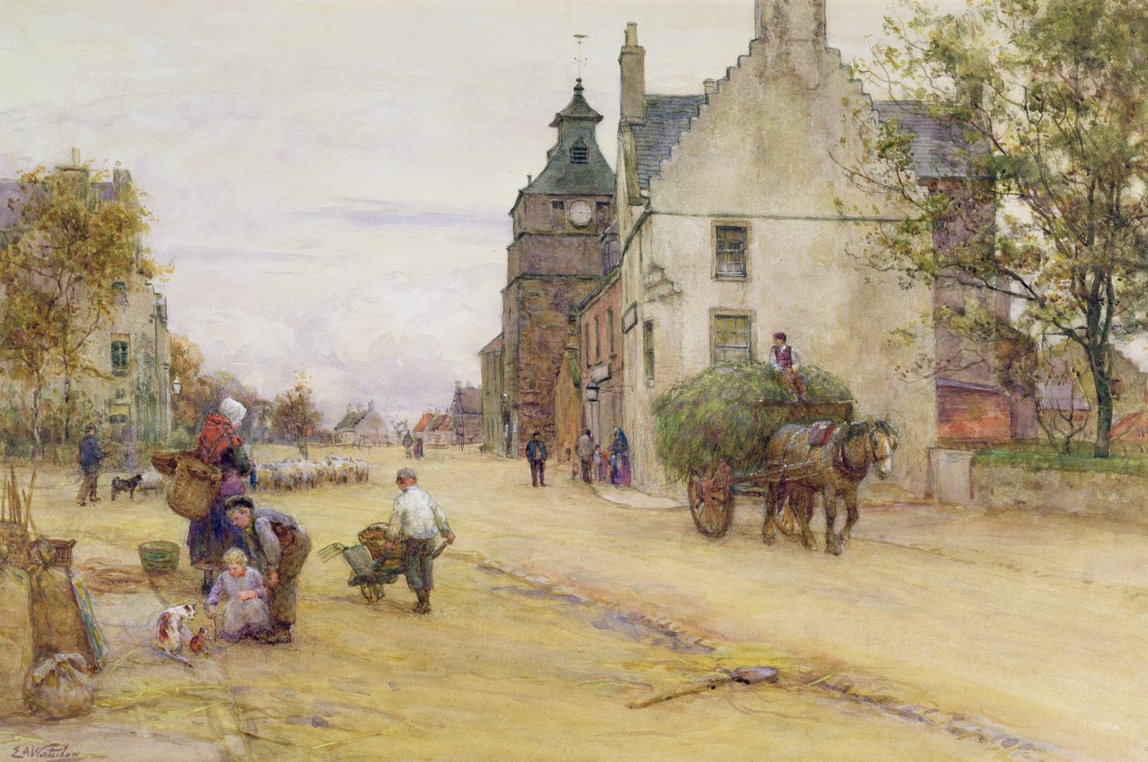 Craile, Fife od Ernest Albert Waterlow