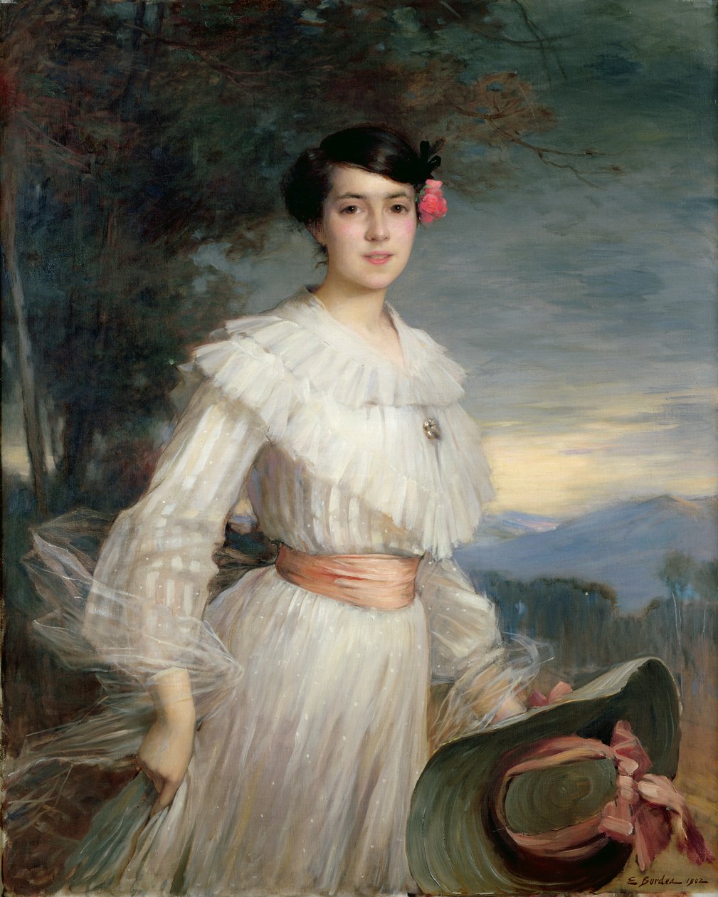 Portrét Madeleine Reclus, 1902 od Ernest Bordes