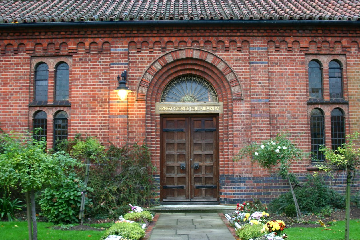 Exteriér Columbarium, dokončena v roce 1911 od Ernest George
