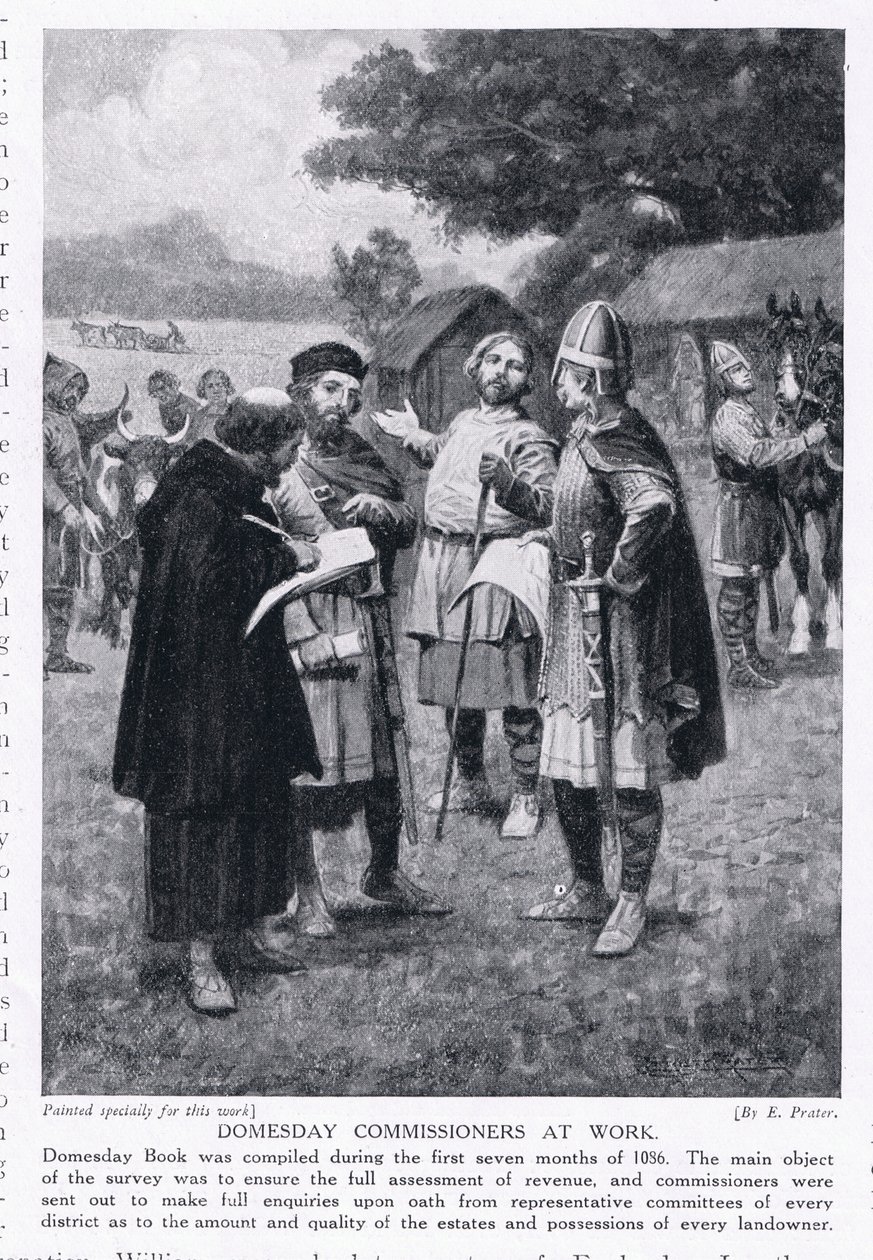 Domesday komisaři v práci AD1086, 20. léta od Ernest Prater