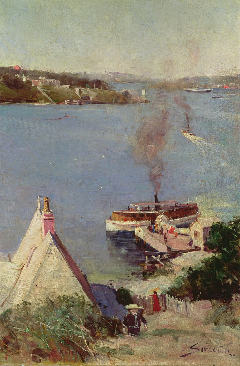 Trajekt McMahons Point od Arthur Streeton