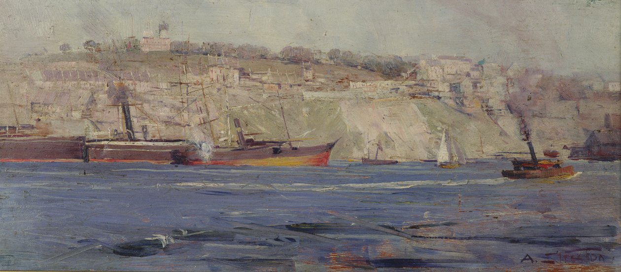 Observatory Hill, Millers Point, Sydney od Arthur Streeton