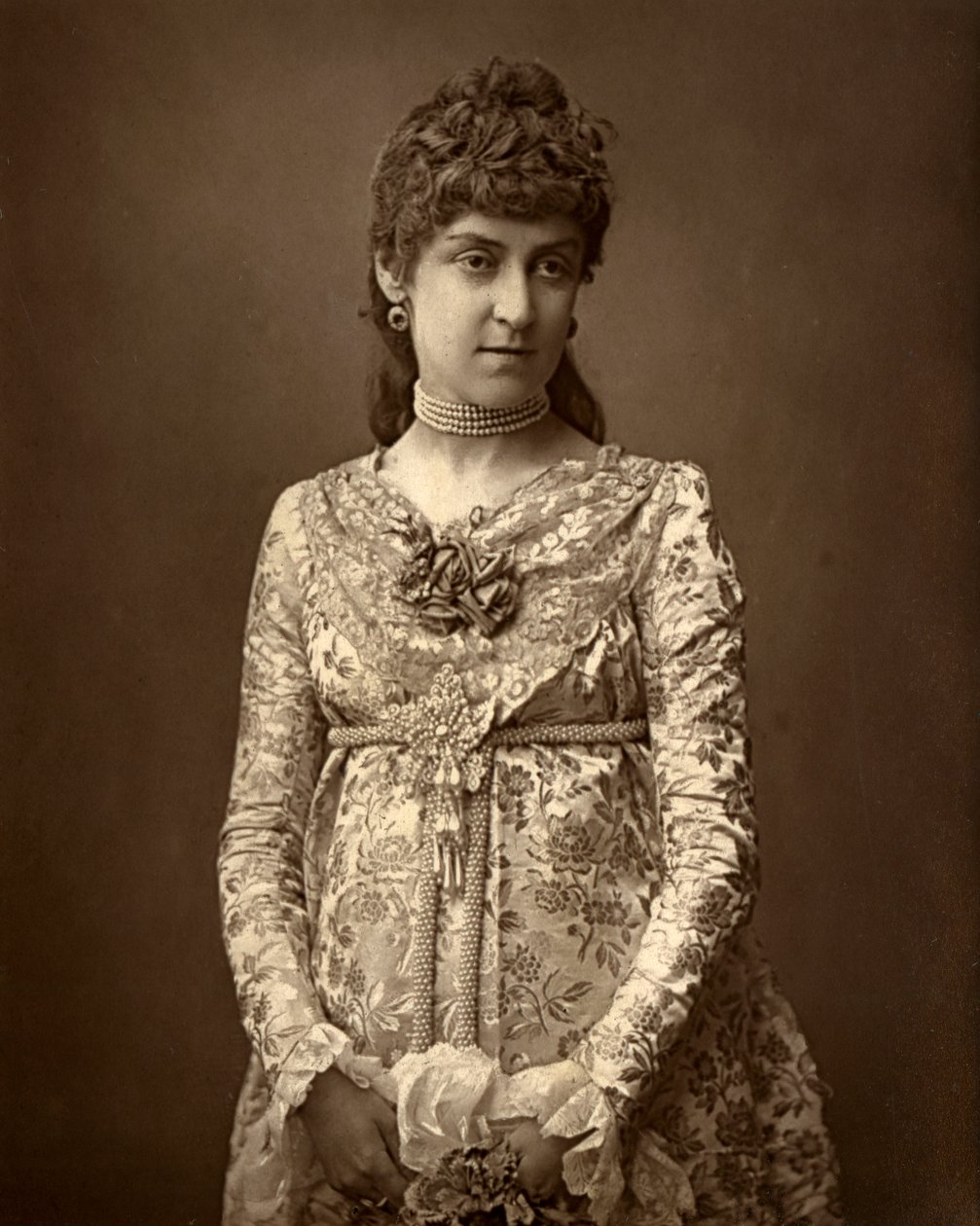 Angela Fenton , britská herečka, 1887. od Ernest Barraud
