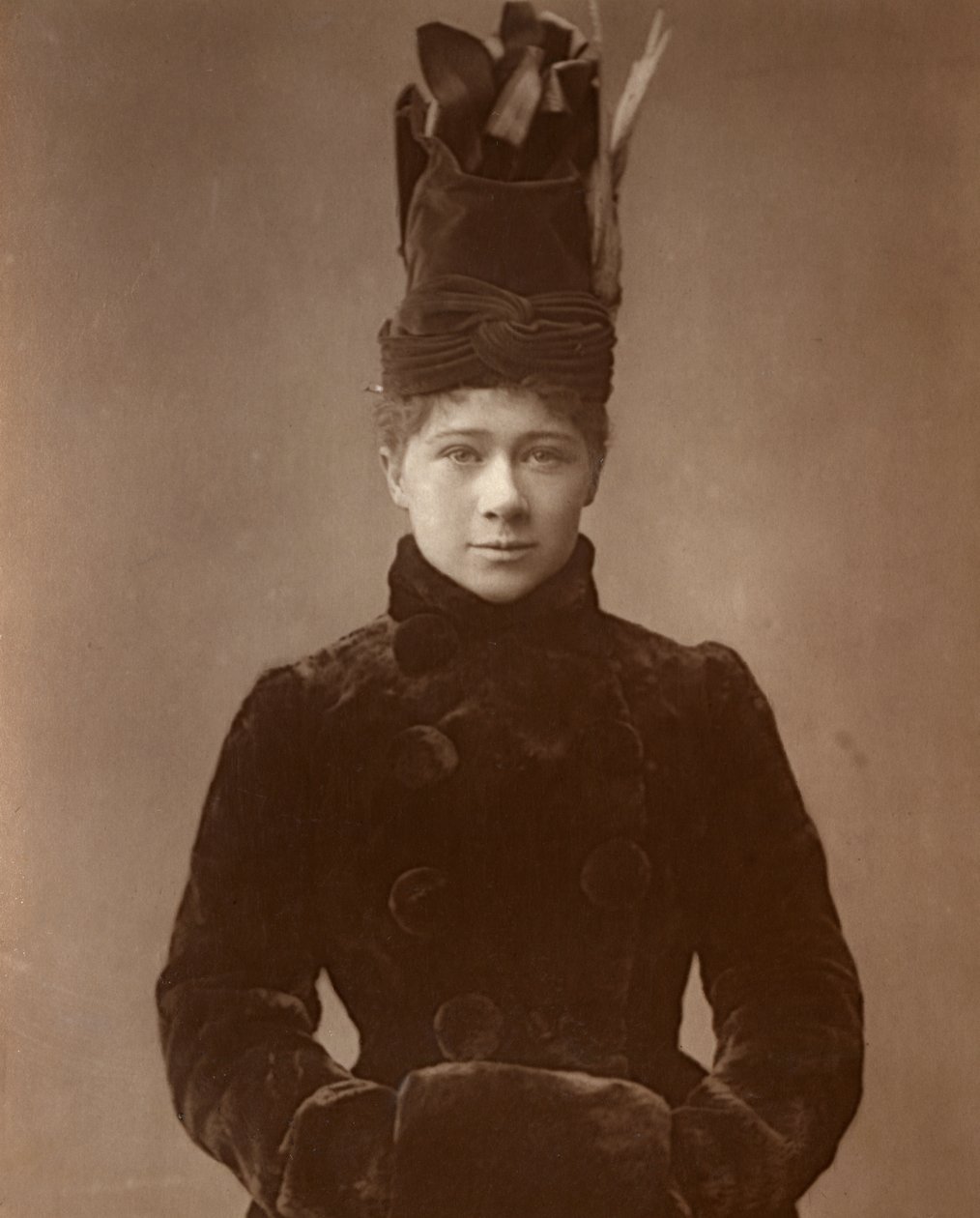 Marie Tempest , britská herečka a zpěvačka, 1888. od Ernest Barraud