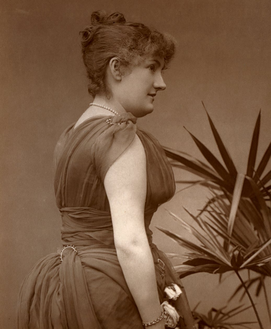 Slečna Edith Woodworth , britská herečka, 1888 od Ernest Barraud