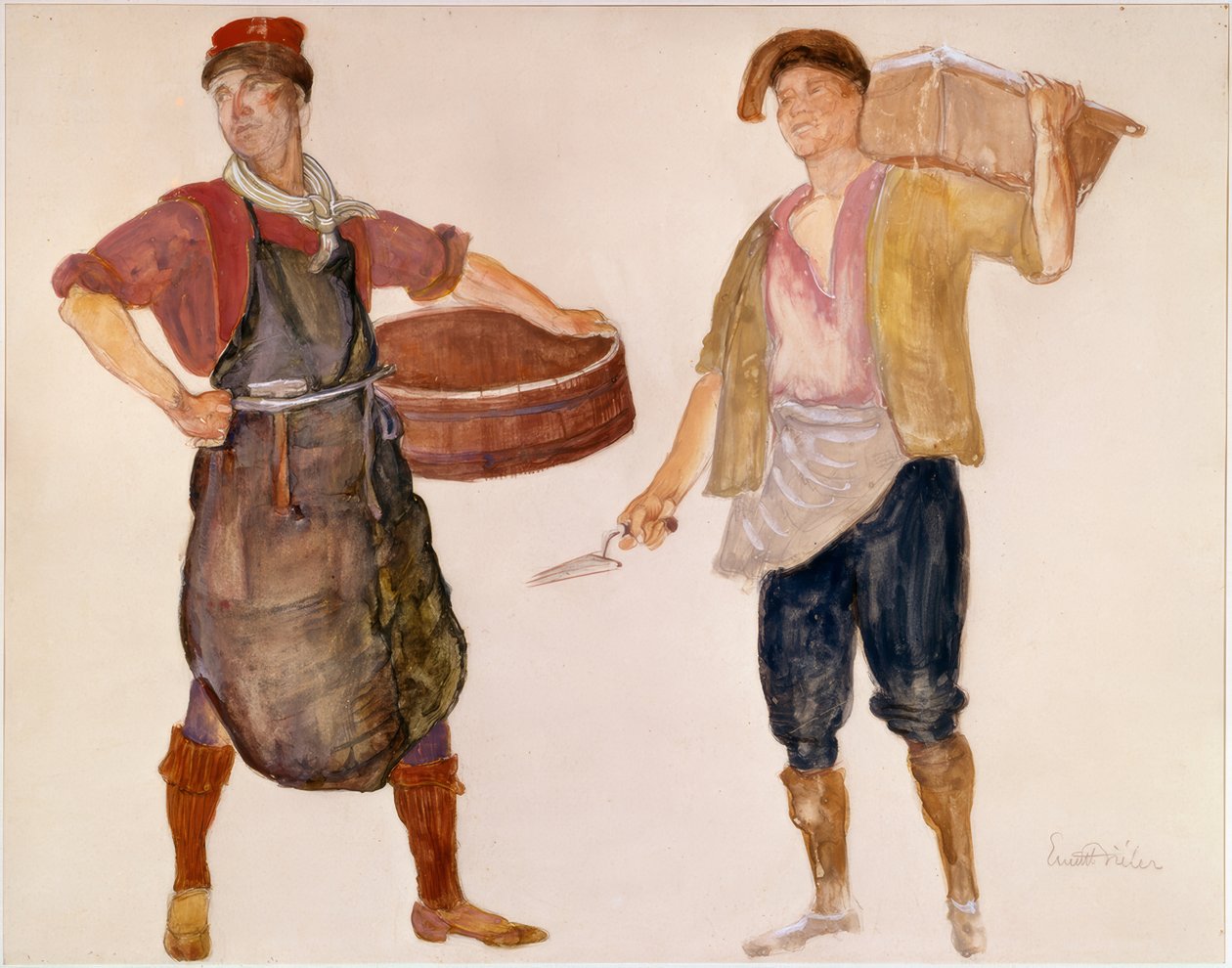 Zedník a bednář od Ernest Bieler