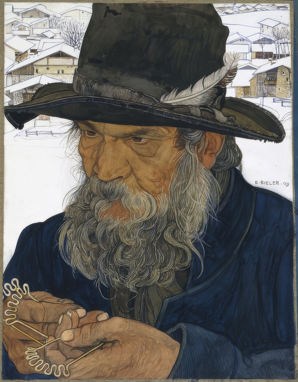 Nagelschmied v Granois od Ernest Bieler