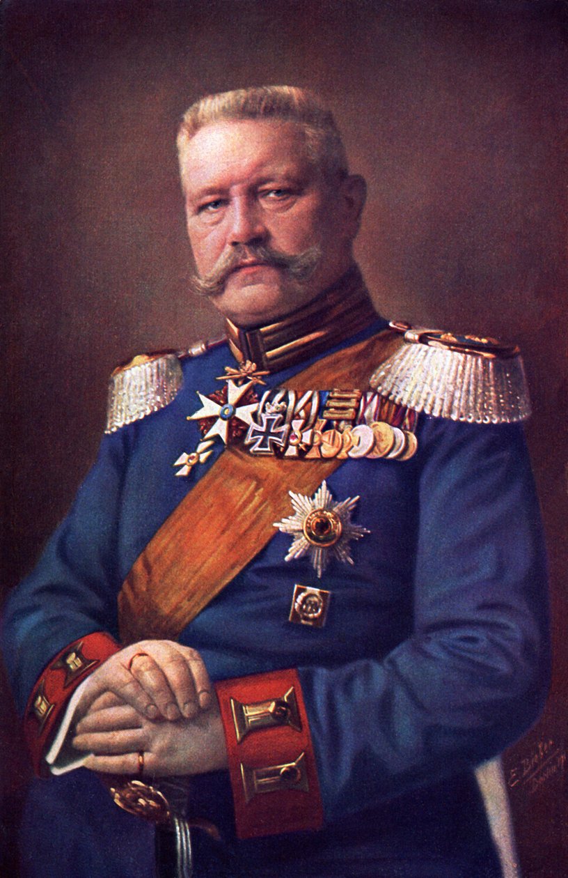 Paul von Hindenburg od Ernest Bieler