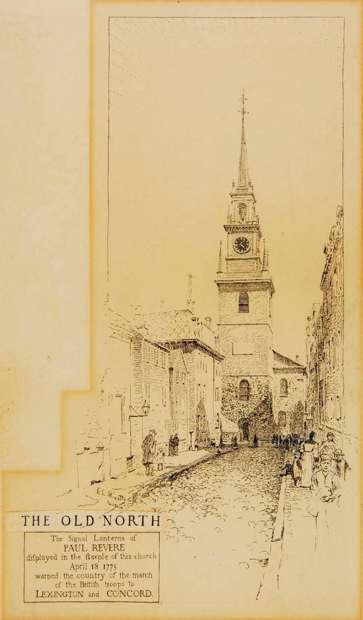 Boston - Severní kostel od Ernest C. Peixotto