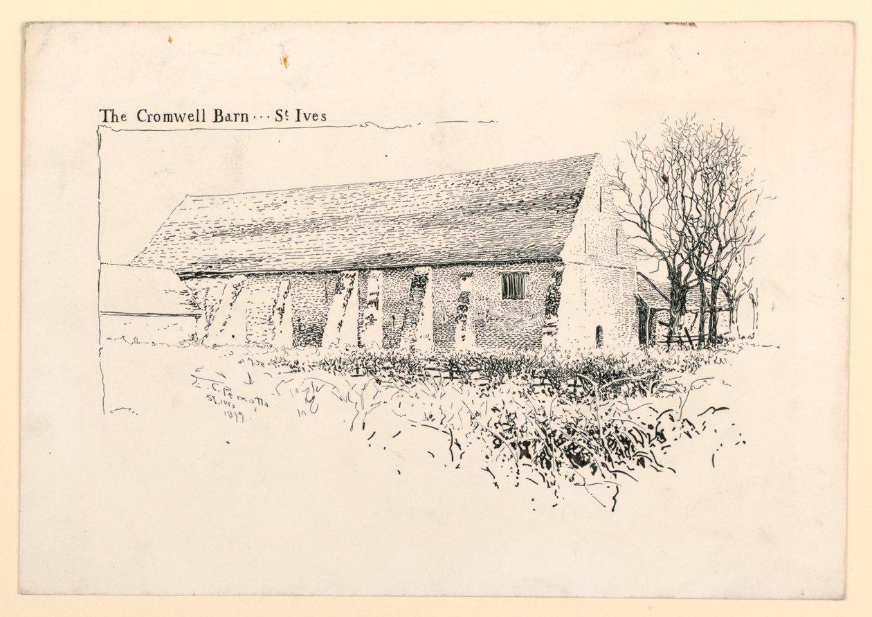 Cromwell Barn, St. Ives od Ernest Clifford Peixotto