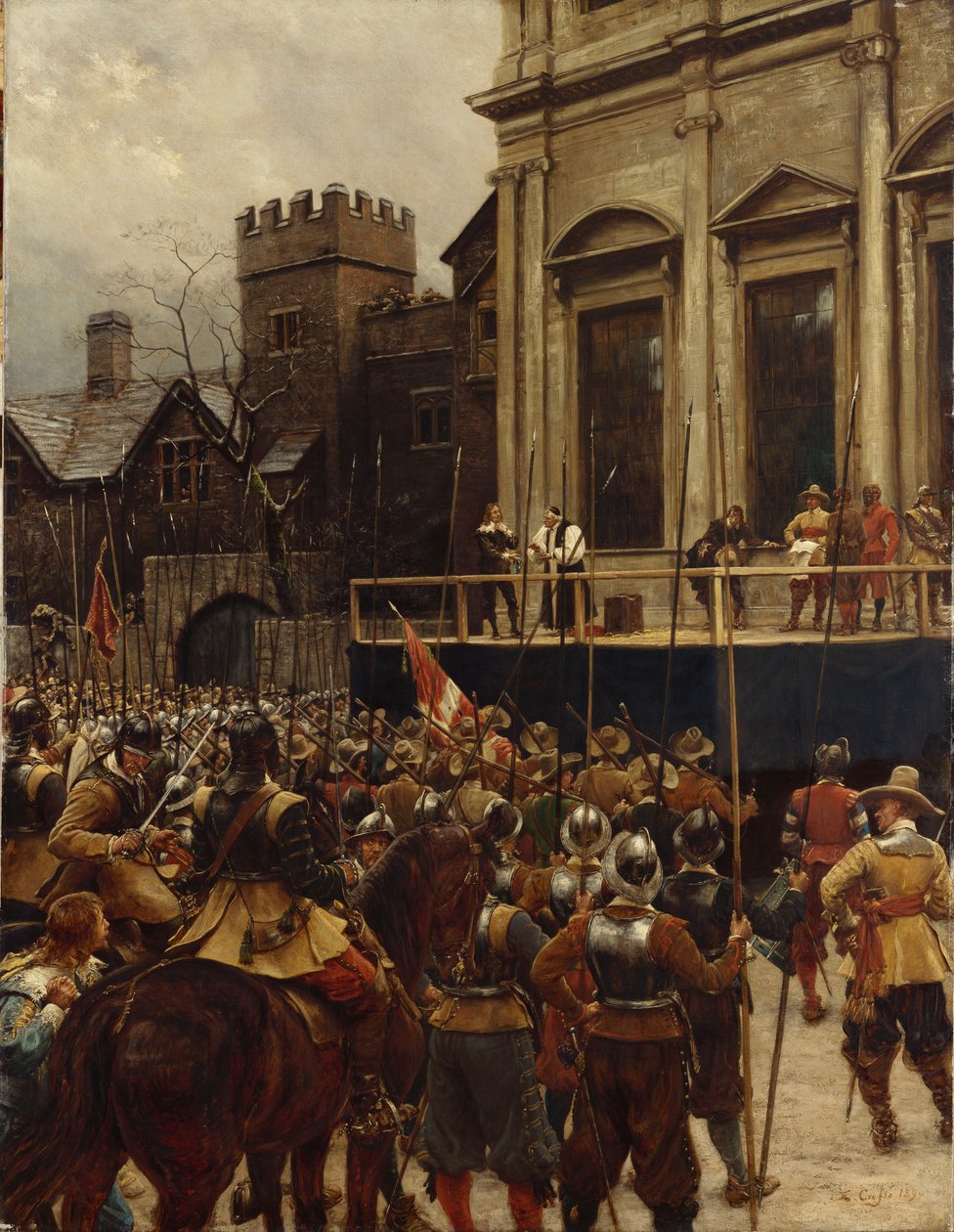 Whitehall, 30. ledna 1649, 1890 od Ernest Crofts