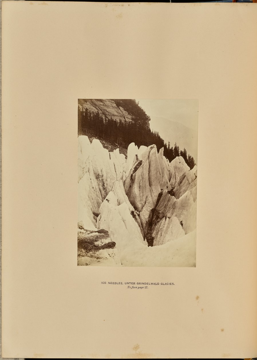 Ledové jehly - pod ledovcem Grindelwald od Ernest H. Edwards