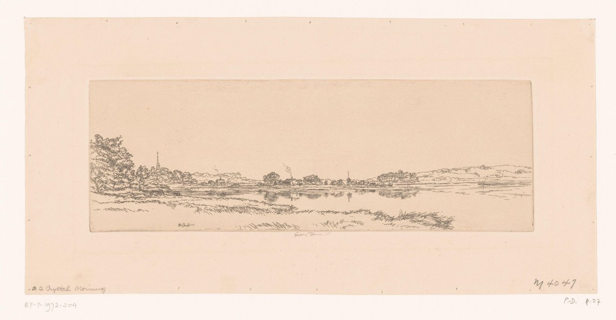 jasné ráno Křišťálové ráno od Ernest Haskell (signed by artist)