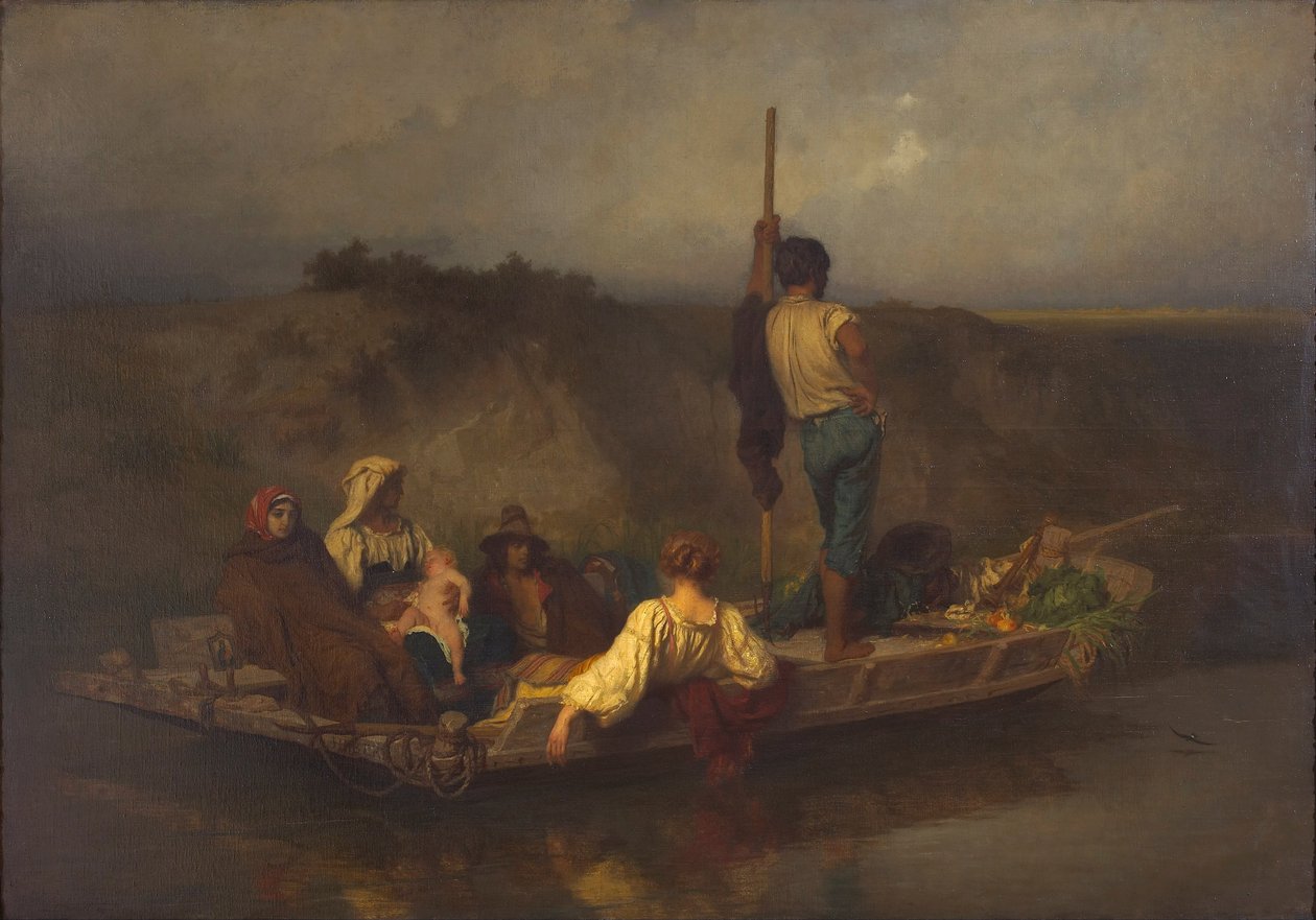 Malárie, 1848-1849 od Ernest Hébert
