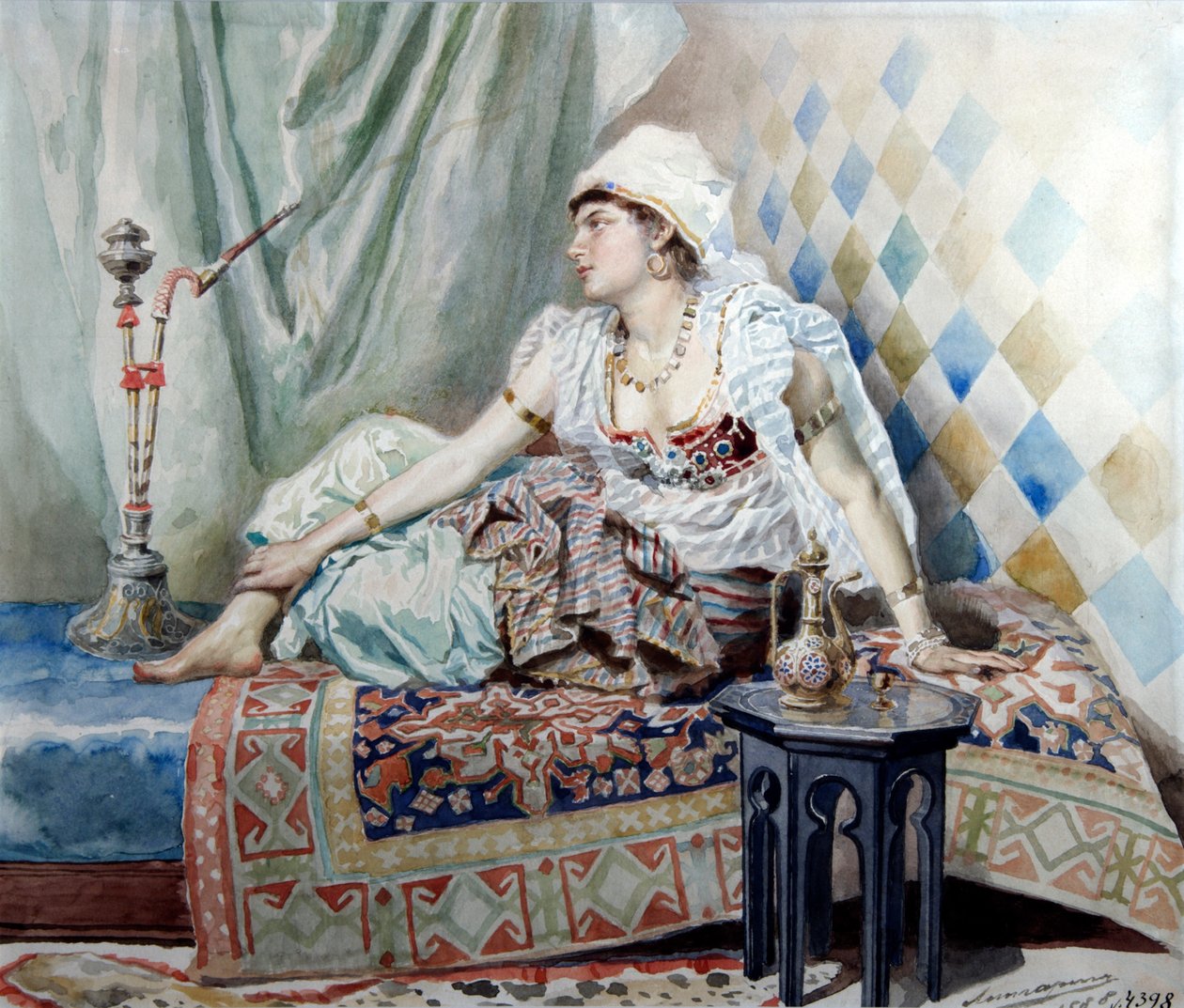 An Odalisque, 1888. od Ernest Karlovich Liphart
