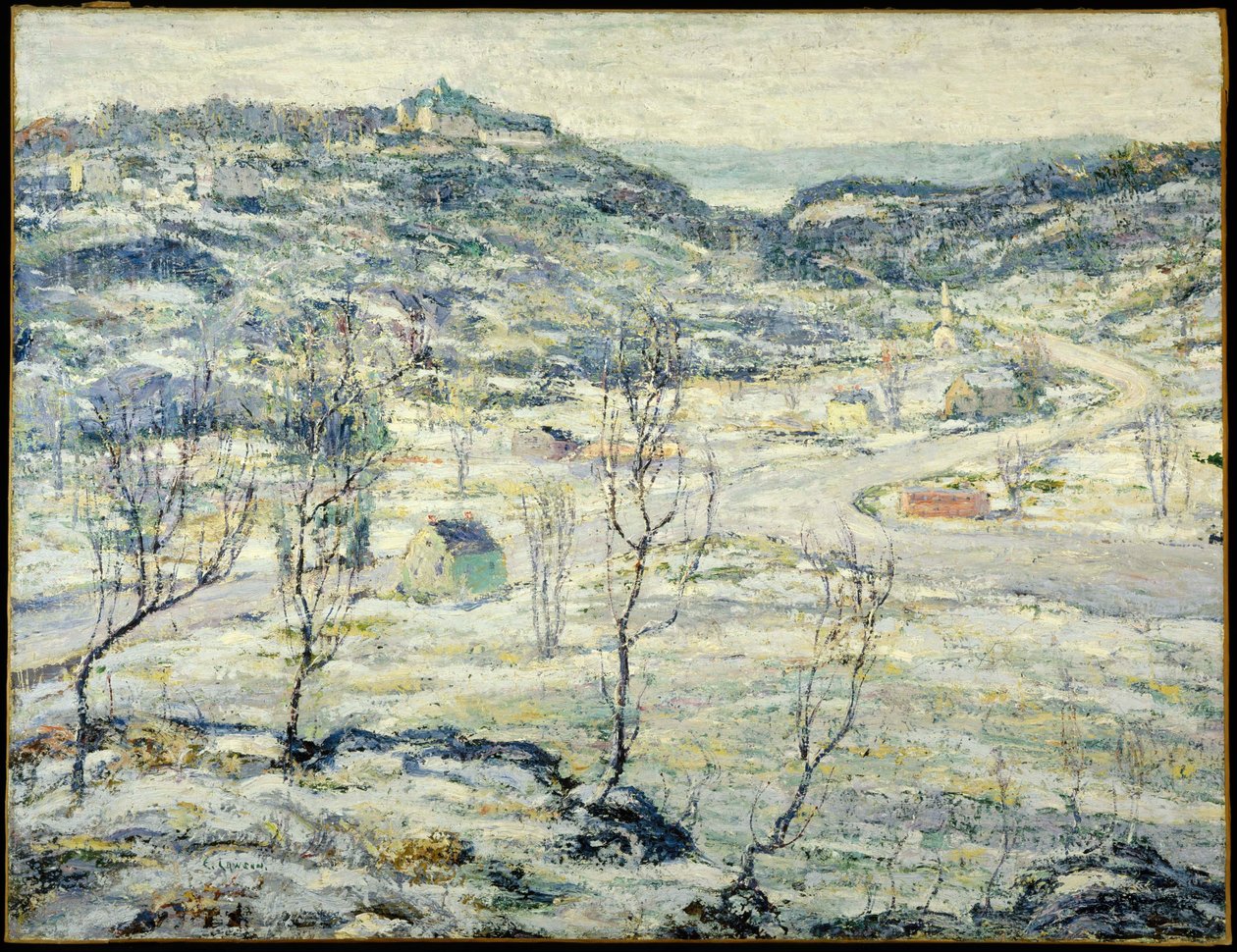 Harlem Valley, zima od Ernest Lawson