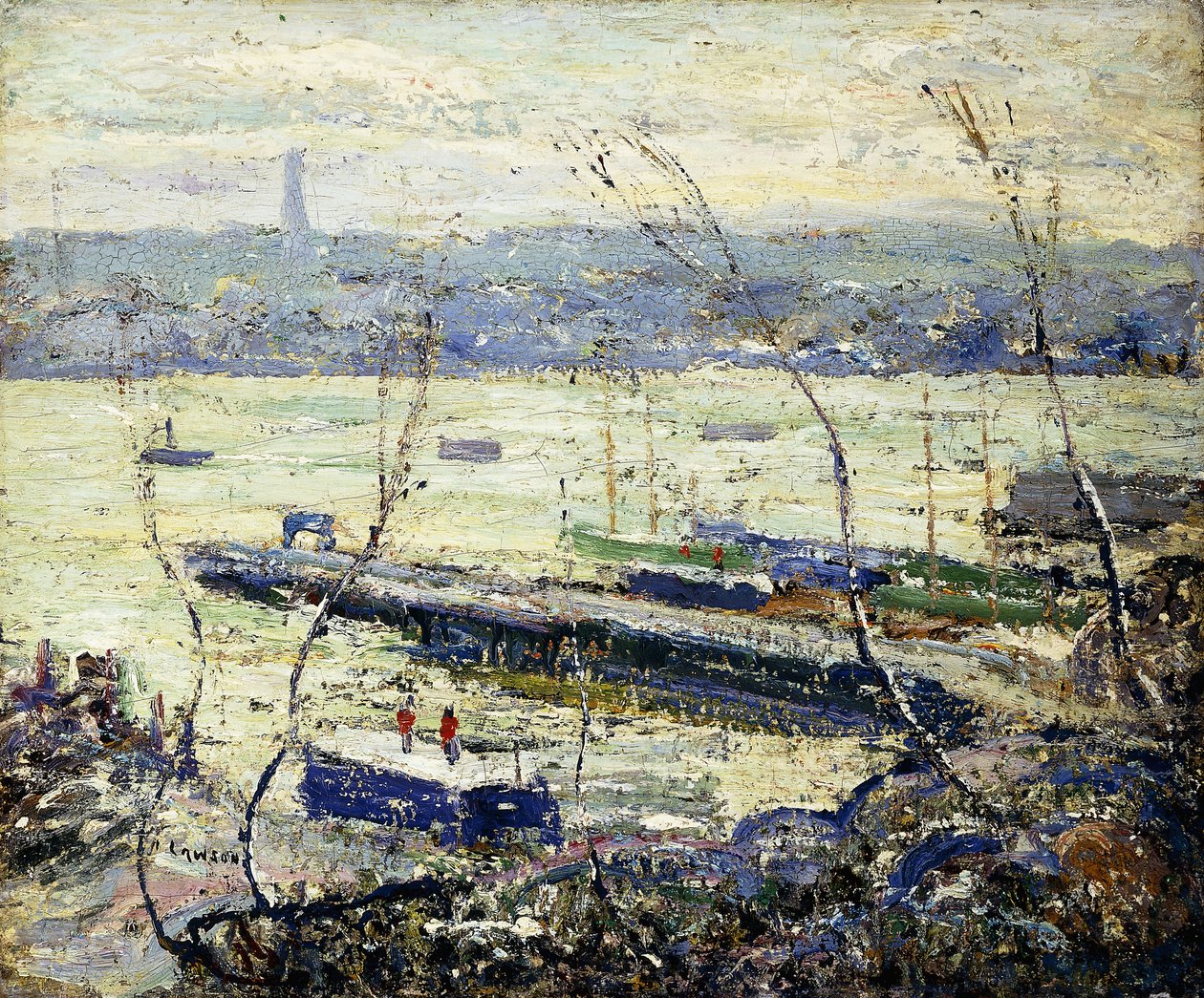 Na Hudsonu od Ernest Lawson