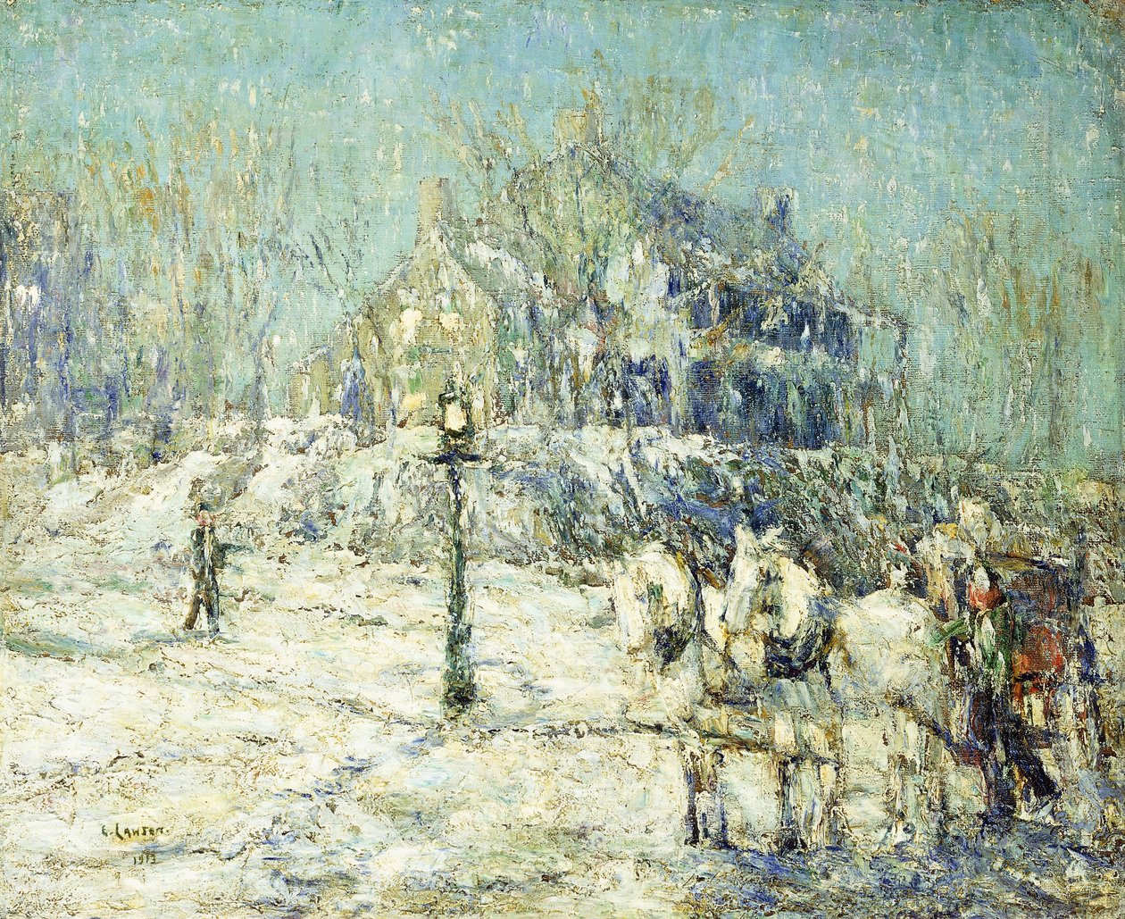 Dyckmanův dům od Ernest Lawson