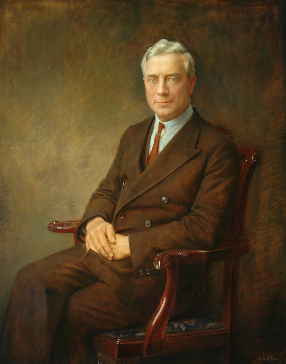 Sir Benjamin Dawson, kolem roku 1920 od Ernest Leopold Sichel
