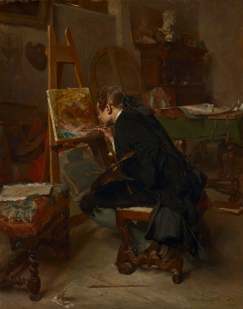 Malíř, 1855. od Jean Louis Ernest Meissonier
