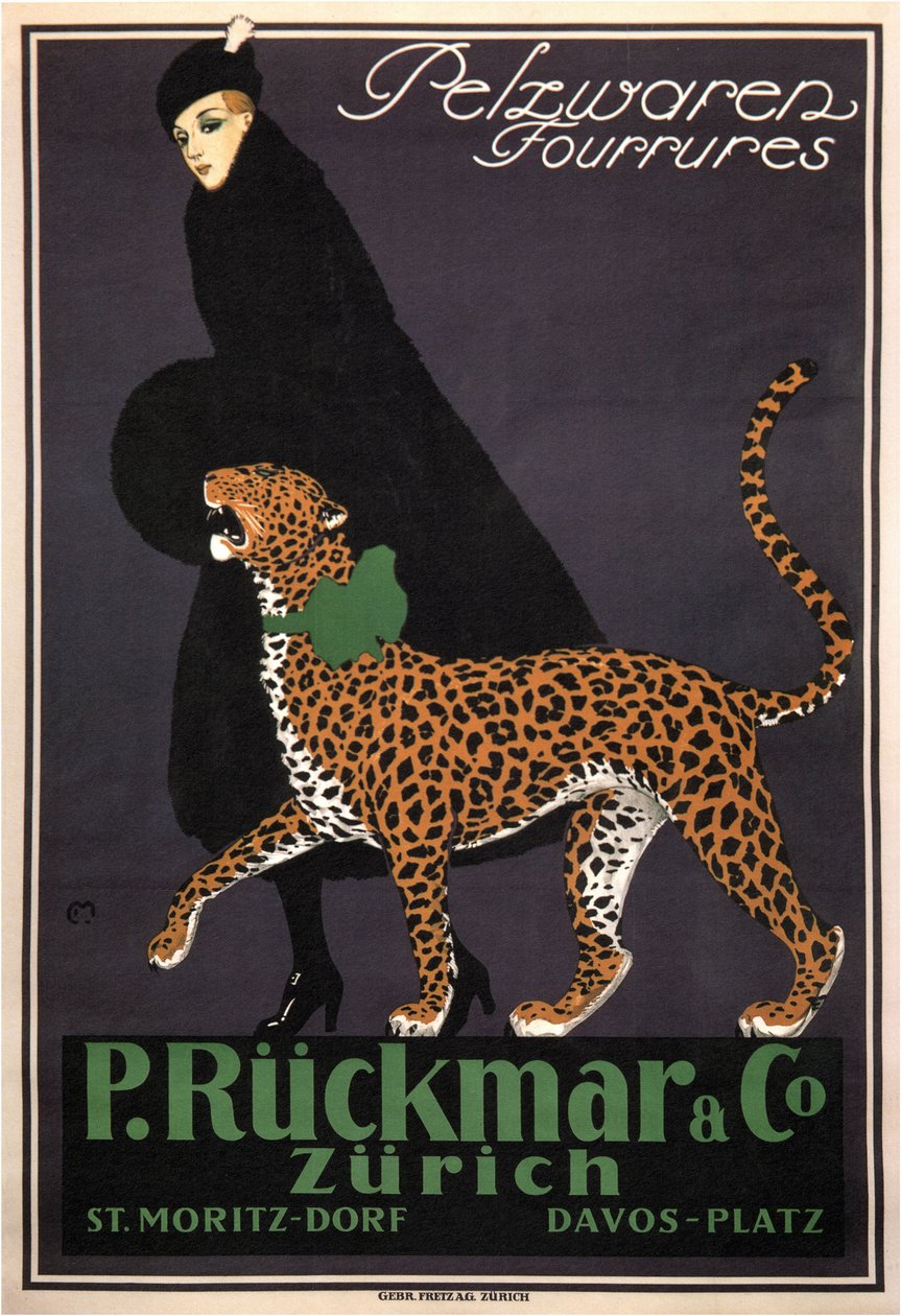 Kožešinové zboží P. Rückmar & Co, c. 1910 od Ernest Montaut
