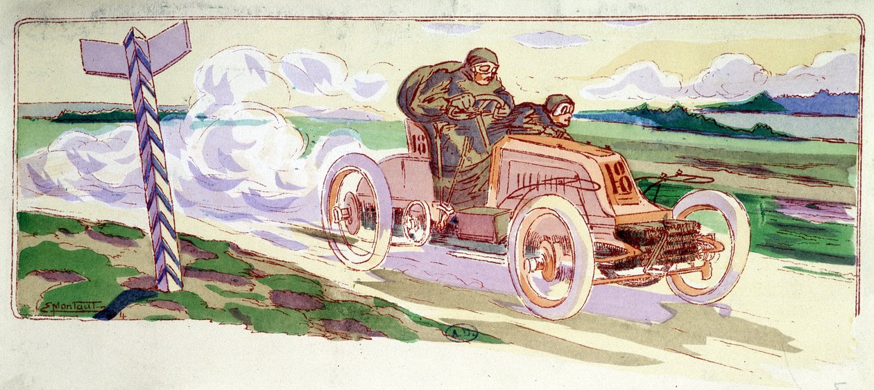 závod Paříž Berlín od Ernest Montaut