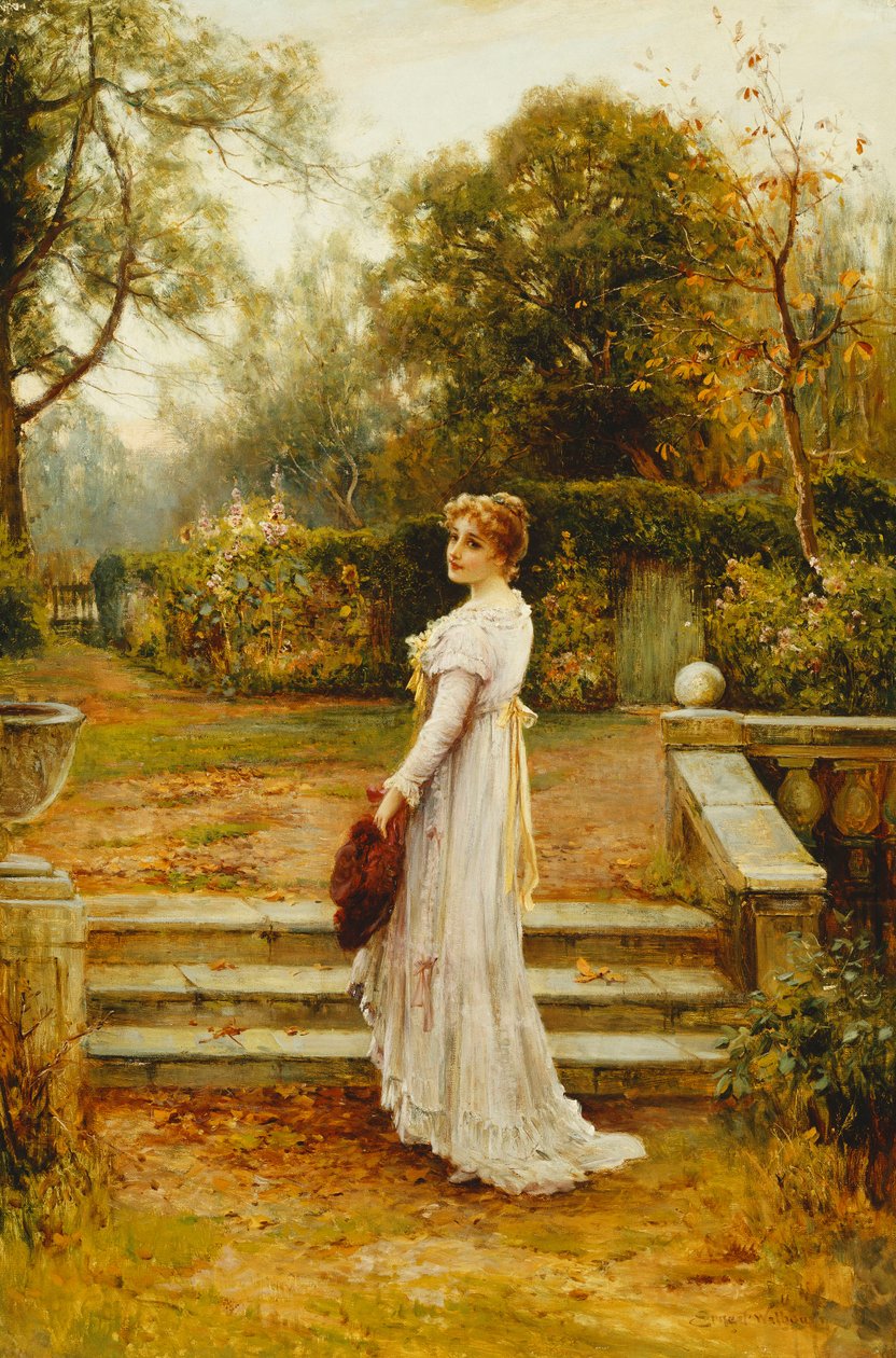 Procházka v zahradě, od Ernest Walbourn
