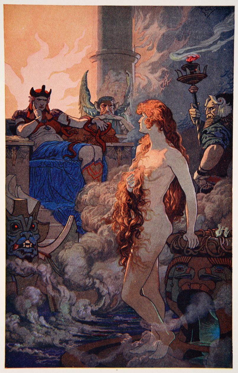 "Ištar v Hádu", 1915. od Ernest Wellcousins