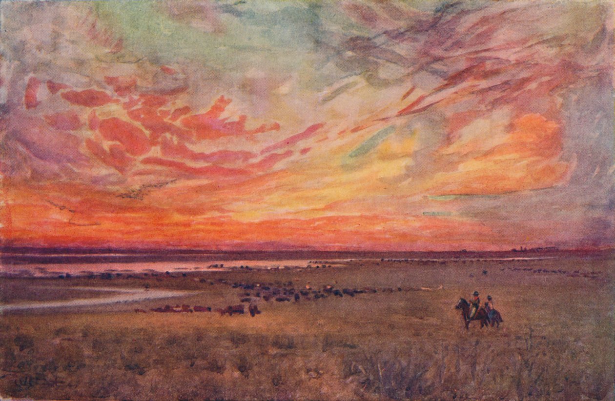 Pole, 1916 od Ernest William Christmas