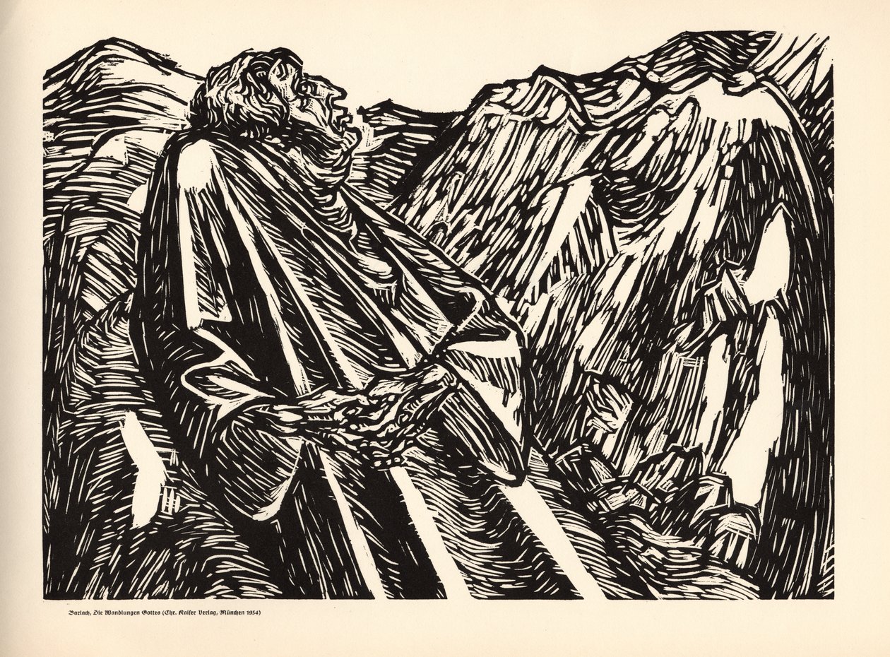 Proměny boha - 6 - Skály od Ernst Barlach