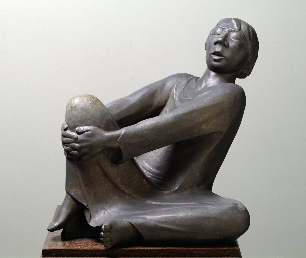 Zpívající muž, 1928 (zinek) od Ernst Barlach