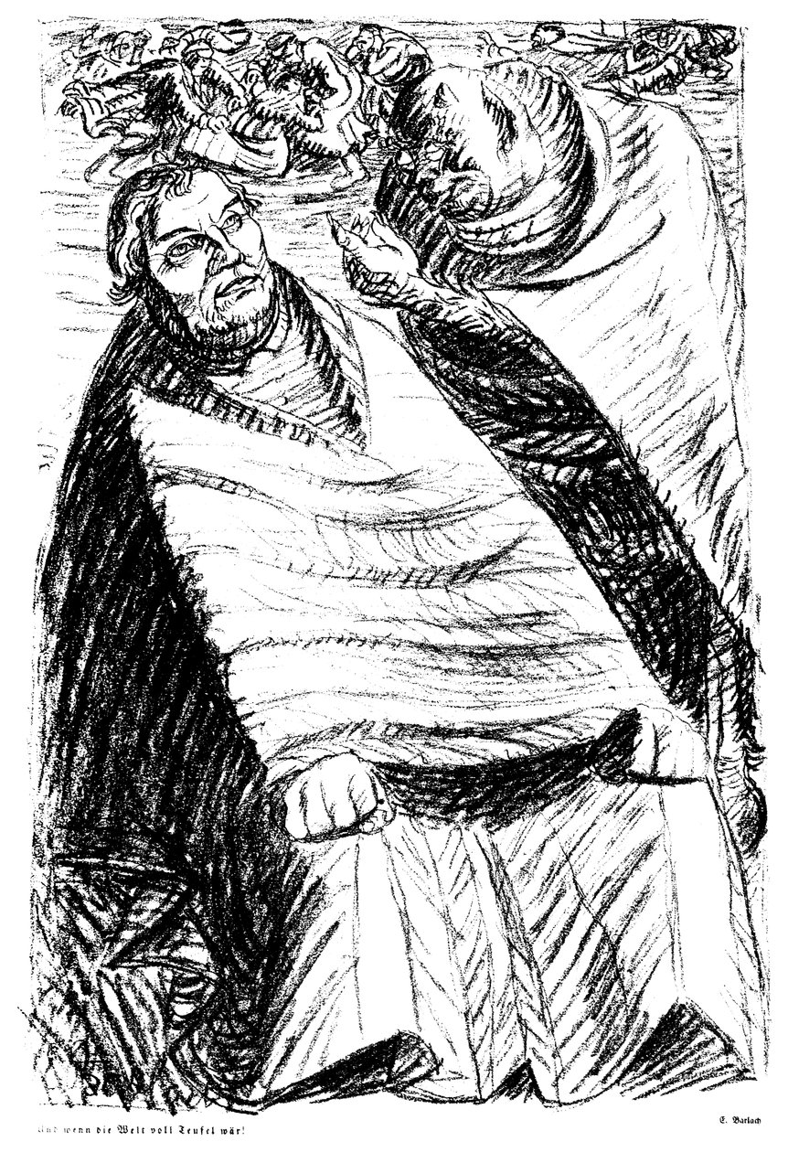 A kdyby byl svět plný ďáblů! od Ernst Barlach