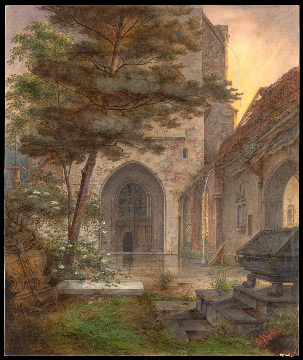 Portál kostela od Ernst Ferdinand Oehme