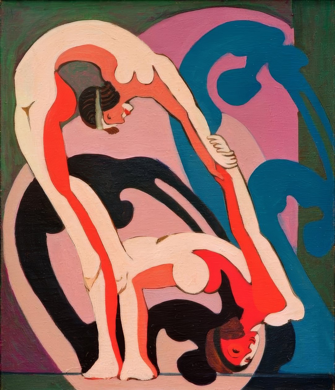 Akrobotenpar - plast od Ernst Ludwig Kirchner