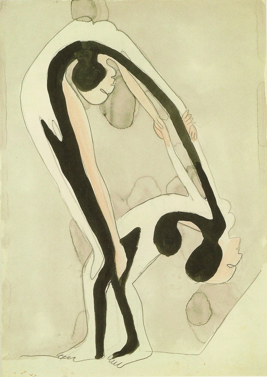 akrobotenpar od Ernst Ludwig Kirchner