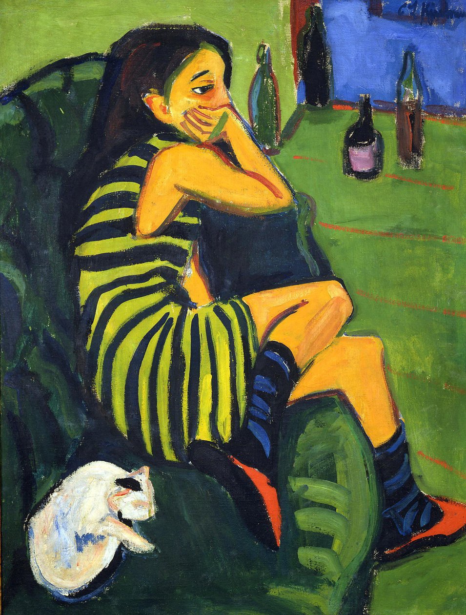 Umělec (Marzella) od Ernst Ludwig Kirchner