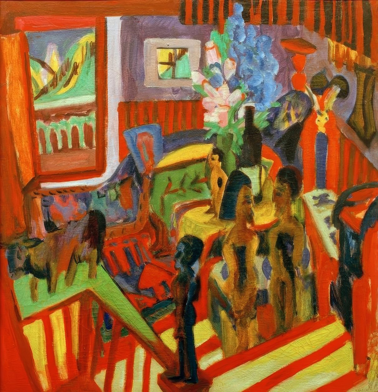 Atelierecké od Ernst Ludwig Kirchner