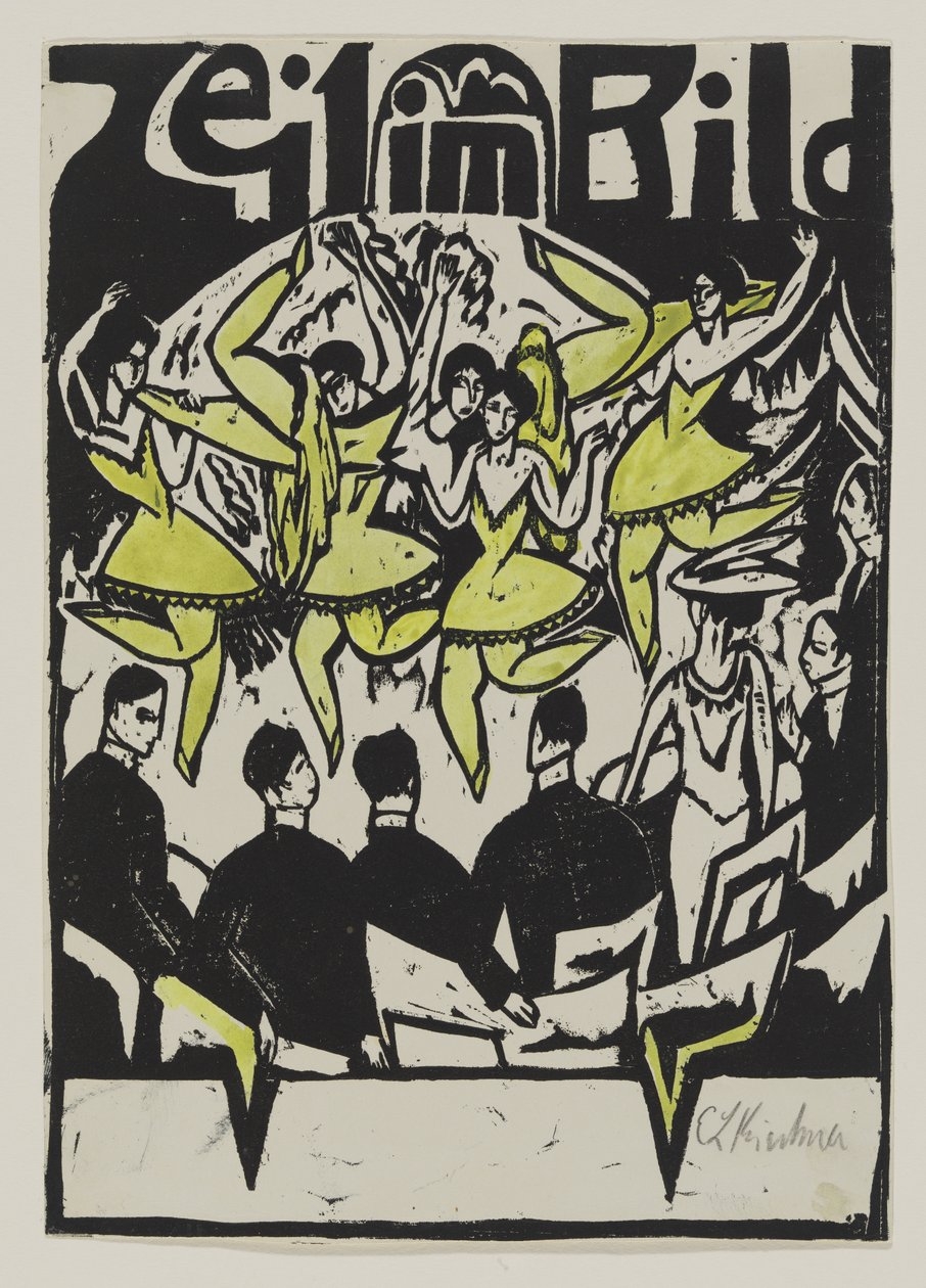 Tanečníci v ledovém paláci, 1912 od Ernst Ludwig Kirchner