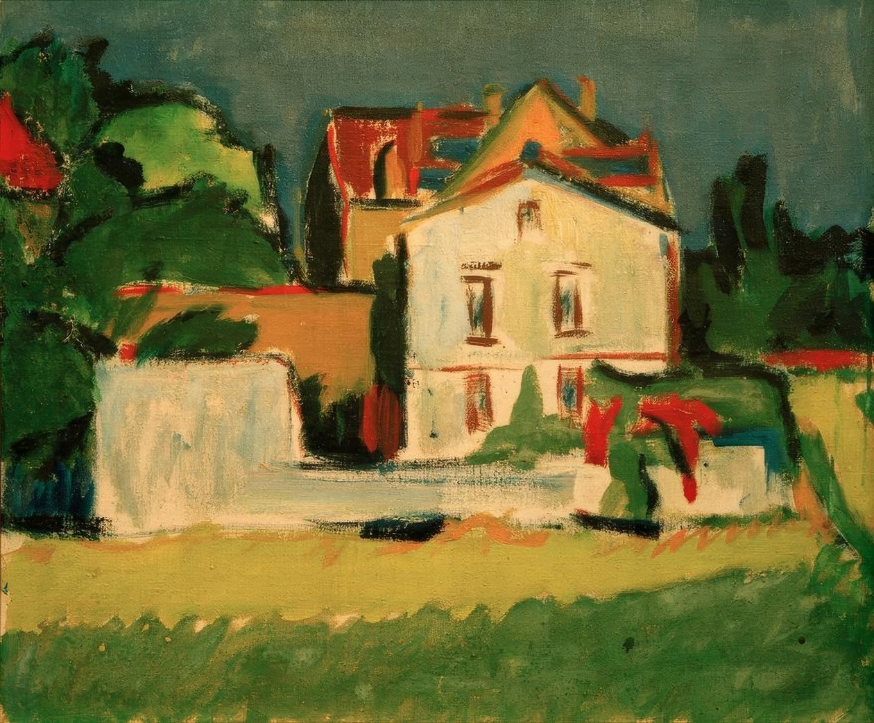 Bílý dům (Moritzburg House) od Ernst Ludwig Kirchner