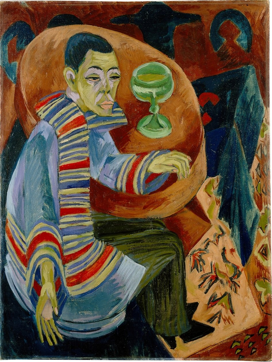 Piják (autoportrét) od Ernst Ludwig Kirchner