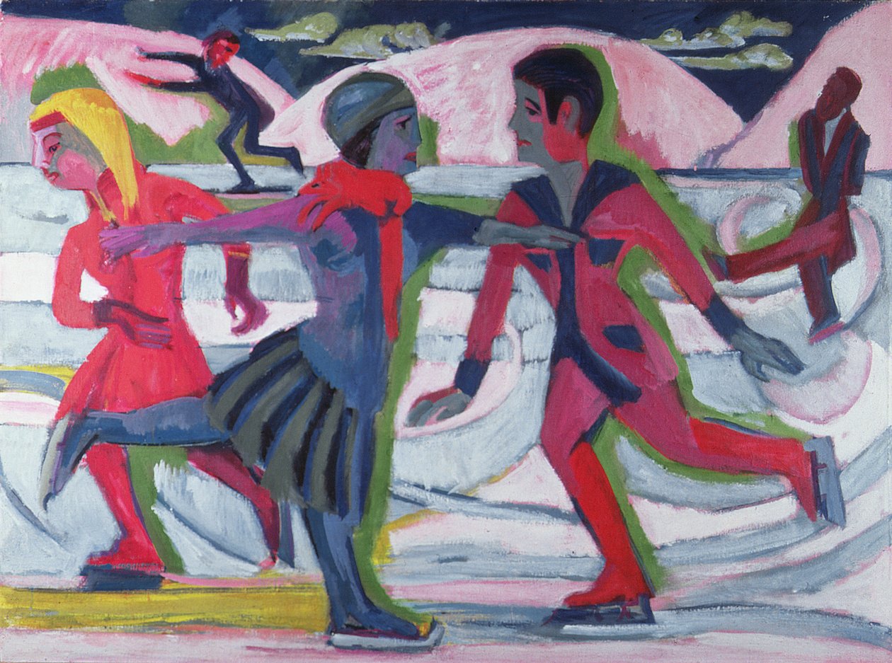 Bruslaři od Ernst Ludwig Kirchner