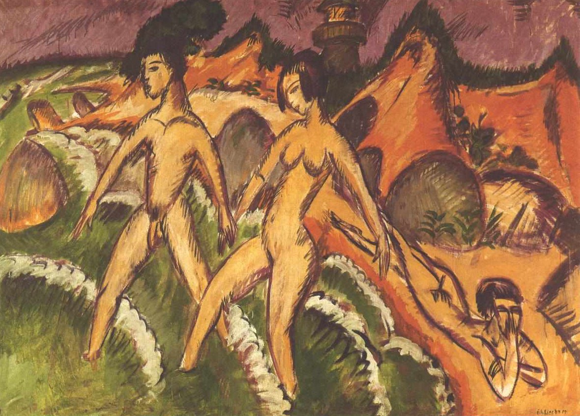 Vstup do moře od Ernst Ludwig Kirchner