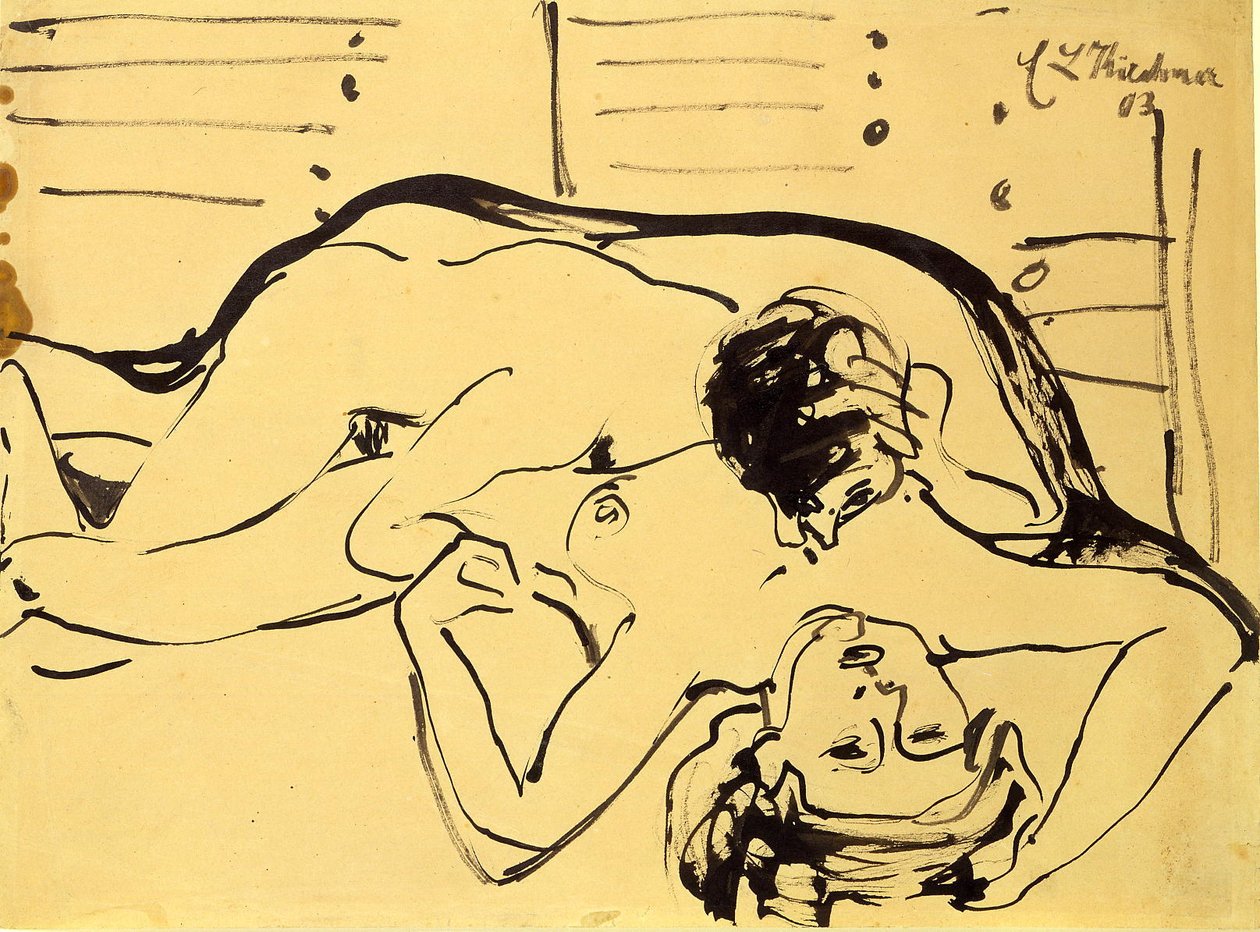 Milenci od Ernst Ludwig Kirchner