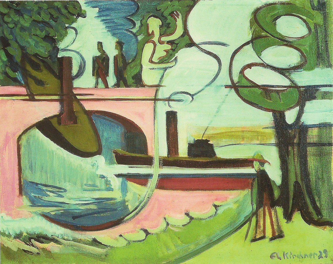 Lützowská banka ráno od Ernst Ludwig Kirchner