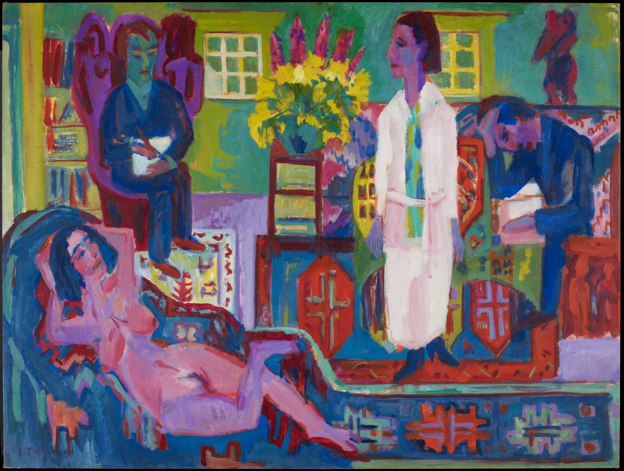 Moderní Čechy, 1924 od Ernst Ludwig Kirchner