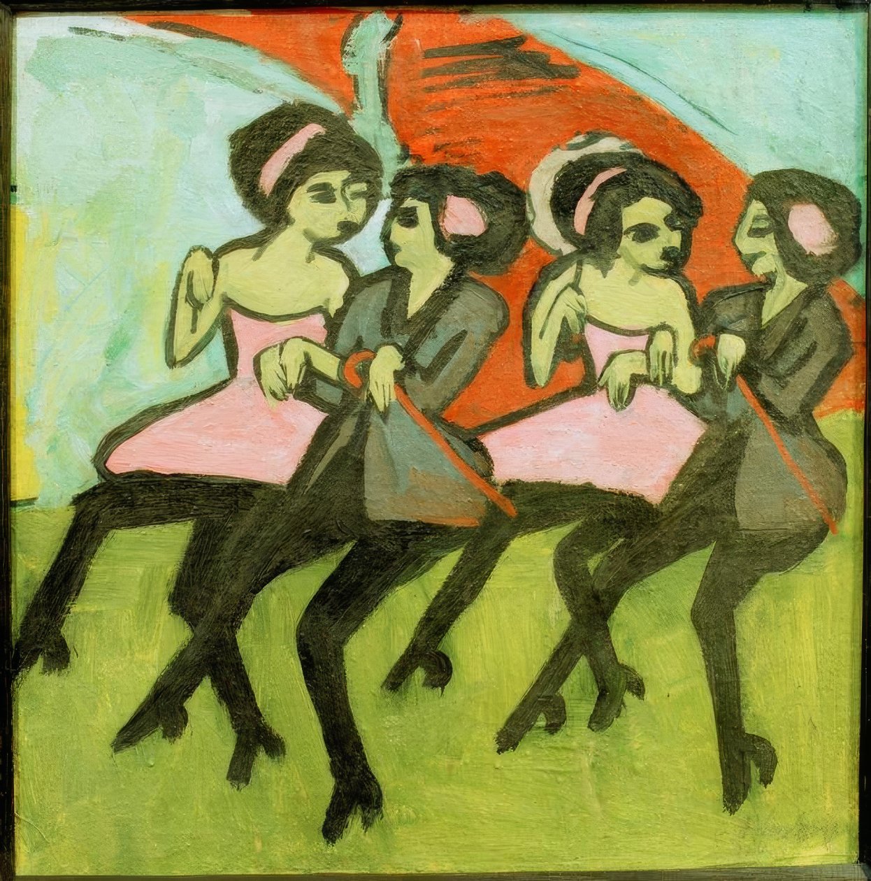 město Panama od Ernst Ludwig Kirchner
